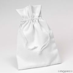 Bolsa algodón 15x23cm. MARFIL, min.10