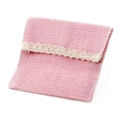 Bolsita rosa con velcro 10x11,5cm. min.12