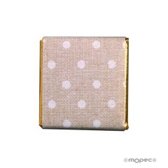Napolitana choc. leche topos rosa, caja de 150un.aprox.*