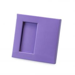 Caja marco 2 nap. charol roja 10x10x1,5cm min25