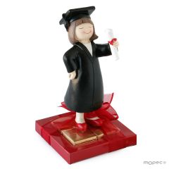 Figura graduación chica 8 napolitanas