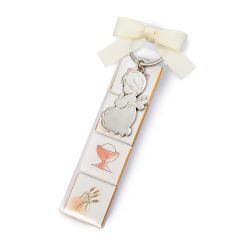 Estuche con llavero Angel y 4 napolitanas