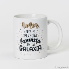 Taza cerámica Eres mi persona favorita..disponible en varios idiomas