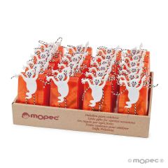 Expositor con 24 estuches naranja fantasma y 8 caramelos*