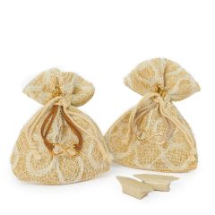 Pulsera infinito adornada en bolsa stdo. 2 caramelos,min.4