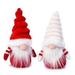 Gnomo gorro rojo y blanco, 16cm., surtido min.2