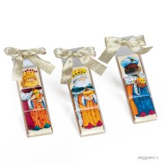 Estuche 3chocolatinas Reyes Magos 3mod. min.3*