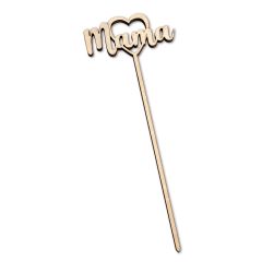 Pic de madera Mama 21,6x8x0,5cm