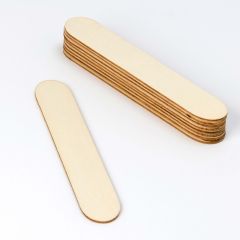 Palo plano de madera contrachapada 2,5x15x0,2cm. min.50u.