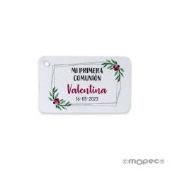 Tarjetas doble marco y flores,5,2x3,2( Pºx30u)min.30