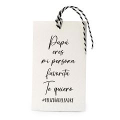 Tarjetón felicitación Dia del Padre 6x10cm. min.25
