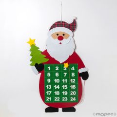 Calendario de adviento Papá Noel