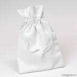 Bolsa algodón 15x23cm. MARFIL, min.10