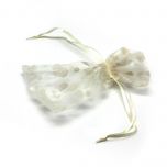 Bolsa topos marfil 14x10cm, min.12