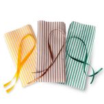 Bolsita vichy rayas 7x14cm, 24 unidades, varios colores disponibles