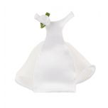 Vestido miniatura novia 8cm, min.12