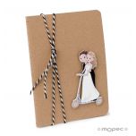 Libreta novios patinete Pop&Fun cinta bicolor