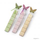 Estuche 6 chocolatinas mariposa metálica 3 surtido, min3*