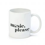 Taza cerámica Music, Please en caja regalo