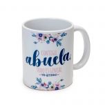 Taza cerámica Contigo Abuela en caja regalo