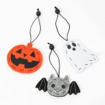 Colgante murciélago, fantasma y calabaza surtido, min.6