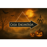 Pizarra flecha para colgar (60x20x1cm) tiza incluida