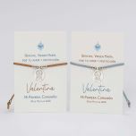 Tarjetón Comunión pulsera Virgen María stda., min.12