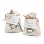 Pulsera con 2 bombones y tarjeta personalizable