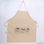 Delantal HoHoHo renos 74x70cm.