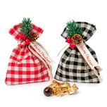 Saquito cuadros rojo/negro 3crokis Merry Christmas 2 stdo* min 4