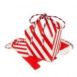 Cajita rayas rojas con cinta 5,4x8cm min24