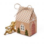Cajita 3 croki-choc casa jengibre 7x10,5x5cm.*