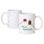 Taza Regalos en Mano Feliz Navidad