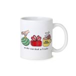 Taza Modo Navidad Activado en caja regalo, varios idiomas disponibles