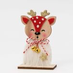 Figura de madera 15,5cm. Cervatillo Rojo