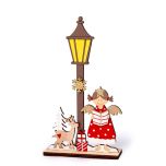 Figura Angelita y farola, altura 22,6cm