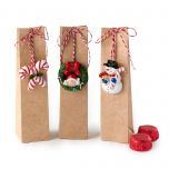 Imán+anilla Pit&Pita Santa, m.nieve, bastón 2torin st.,min.3