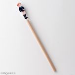 Lápiz madera niño Comunión pantalón corto 24cm. min.6
