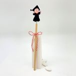 Lápiz madera Pit graduado 24cm. con 3 peladillas choc.