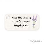Tarjeta lavanda Que tus sueños sean...(preciox 24u) min.24