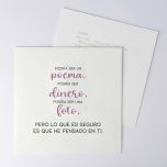 Sobre y tarjetón vale regalo He pensado verde y rosa min.25