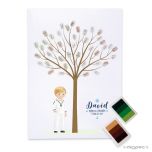 Lámina de enmarcar huella niño marinero 29,5x42cm