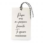 Tarjetón felicitación Dia del Padre 6x10cm. min.25