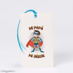 Tarjetón Super Papa 6x10cm. min.25