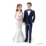 Figura pastel novios Darling de pie novio con esmoquin 21cm